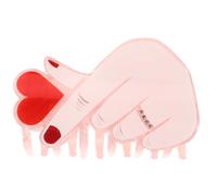 Veemoon Pinza Cabello Grande en Forma de Corazón de Acrílico Rosa Clip de Garra para Mujer Sujeción Fuerte para Peinados Románticos en San Valentín Fiestas y Bodas