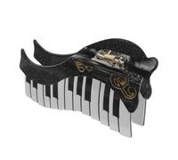 Veemoon Pinza de Garra Musical Pelo Pinza de Carey Tema de Instrumento para Recogidos para Peinados de Cabello Rizado y Grueso Accesorio Pelo Único Nota Musical