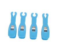 Veemoon Pinzas Desechables para Perforación de Orejas 4 Unidades Tamaño Estándar Material Abs Seguro para Uso Profesional y Personal Fijación Precisa y Práctica