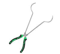 Veemoon Pinzas para Crisol de Fundición de Joyas Alicates de Precisión Resistentes al Calor Herramienta Larga para Horno de Fusión de Metales Compatibles Crisoles Cerámicos Equipo