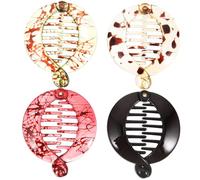 Veemoon Pinzas Tipo Banana para Sujetar Caballo 4 Piezas para Cabello Grueso y Fino Accesorios Elegantes para Mujeres Clip Antideslizante para Trabajo y Ocasiones Obsequios