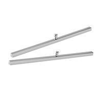 Veemoon Pisapapeles de Metal Blanco Inoxidable 2 Piezas para Caligrafía China, Herramientas Portátiles para Prensar Papel, Accesorios de Escritorio para Practicar Caligrafía y Dibujo