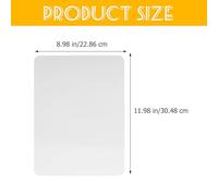 Veemoon Pizarra Blanca Pequeña de Borrado en Seco 9x12 Pulgadas, Tablero de Dibujo Portátil Multifuncional de Mdf Oficina, Pizarra Mini para Escritura y Notas Reutilizables