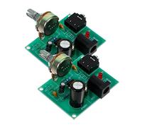 Veemoon Placa Amplificadora de Potencia Lm386 Miniatura 3-12v para Proyectos DIY Kit de Soldadura 2 Unidades Módulo Amplificador de Audio Estéreo Compacto para Electrónica