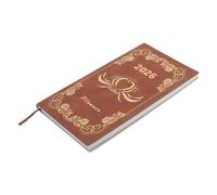 Veemoon Planificador Diario 2026 A6 Tapa de Pu Marrón, Cuaderno de Hábitos y Agenda Semanal, Organizador Portátil para Estudio, Trabajo y Gestión, 365 Días de Planificación