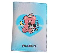 Veemoon Porta Pasaporte De Viaje Múltiples Ranuras para Tarjetas Organizador Portátil para Pasaportes y Certificados para Viajes Internacionales