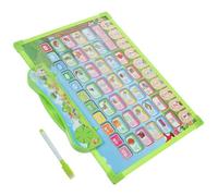 Veemoon Póster Colgante del Alfabeto Ruso Sonoro, Gráfico Educativo Interactivo de 1 Pieza, Adecuado para Aprender Ruso Principiantes en Casa y Aula