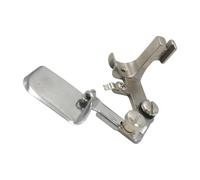 Veemoon Prensatelas para Máquina de Coser Overlock F502 de Acero Inoxidable Carpeta de Bordes Curvado 3Mm para Dobladillos Inferiores Accesorio para Costura y Acolchado Herramienta