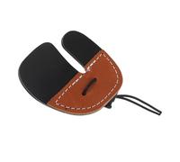 Veemoon Protector de Dedos para Tiro de Tiro Marrón, Tamaño Compacto, 1 Pieza, Accesorio Profesional para Mano Derecha, Protección Duradera y Práctica para Deportes al Aire Libre