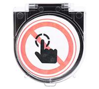 Veemoon Protector de Interruptor de Botón Pulsador Transparente, Cubierta de Botón de Plástico para Ordenador, Protector Antitoques Accidentales para Lavadora y Lavavajillas, Fácil