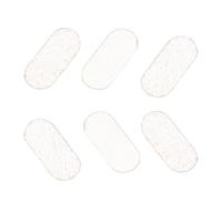 Veemoon Protector de Puente Portátil Beige para Violín de Piel de Oveja 6 Piezas, Almohadilla Antivibración para Cuerdas E, Adecuado para Sesiones de Práctica y Profesionales