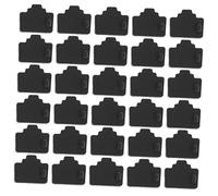Veemoon Protector y Tapa Antipolvo Rj45 para Puerto Ethernet 50 Unidades, para Ordenadores y Routers, Diseño Compacto, Compatible Interfaces Estándar, Color Negro, Uso en Oficina y Hogar