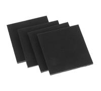 Veemoon Protectores Adhesivos de Goma Negro, Antideslizantes y Resistentes al Desgaste, 2 Pares para Suelas de Zapatos de Tacón Alto para Hombres y Mujeres