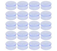 Veemoon Protectores Antideslizantes para Mesas de Cristal Ventosas Transparentes de Doble Cara 35 X 35 CM 20 Unidades para Muebles de Salón y Escritorios Almohadillas Protectoras