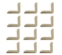 Veemoon Protectores de Esquinas para Álbum de Scrapbooking de Hierro 2.2 Mm, 50 Piezas, Diseño Retro Dorado Vintage, Protección para Cuadernos y Libros Artesanales