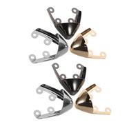 Veemoon Protectores De Punta Metálica Para Tacones Altos, Tapones Para Calzado, 3 Pares (dorado, Plateado y Gris), Para Mujeres, Uso Diario, Protección Segura y Duradera