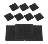 Veemoon Protectores de Tacones Altos Antideslizantes 5 Pares, Almohadillas de Fricción para Zapatos, Parches de Goma Negros 60x60x6,5 Mm para Reparación y Uso Cómodo en Suelas