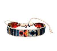 Veemoon Pulsera Bordada Vintage Para Mujer Brazalete Colorido De Pulsera De y Para y