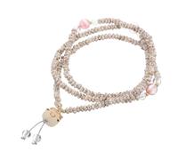 Veemoon Pulsera De Cuentas De Madera Natural Para Pulsera De Gato Suerte Joyería Étnica Unisex Para Oración y Espiritualidad