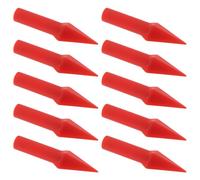 Veemoon Puntas de Flecha de Silicona Suaves para Tiro, 10 Unidades, 8x2,3x1,7 Cm, Seguras para Práctica al Aire Libre y Juegos de Puntería