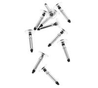 Veemoon Puntas De Lápiz Táctil De Repuesto para Pantalla Táctil, 10 Unidades, Compatibles Teléfonos y Tabletas, Diseño Metálico Resistente, para Uso En Dispositivos Portátiles, Color Metálico