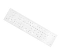 Veemoon Regla de Medición Multifuncional de Grietas en Plástico Transparente, Calibre de Ancho 0,15 Mm Doble Cara Laminado, Herramienta Portátil para Inspección y Detección de Fallas