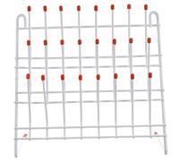 Veemoon Rejilla De Goteo Para Laboratorio Estantería Metálica Para Secar Tubos De Ensayo Rejilla De Drenaje Para Equipo De Laboratorio Para Química