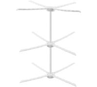 Veemoon Rejilla Plegable para Secar Pasta de Goma y Fondant, Soporte de Secado de Flores Secas, Estructura de 3 Niveles, Estante para Decoración de Pasteles, Accesorio de Cocina Doméstico