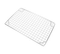 Veemoon Rejilla Rectangular de Acero Inoxidable con Patas de 2 CM Parrilla para Barbacoa y Horno de 28X18 CM Rejilla de Enfriamiento de Alambre para Cocinar al Aire Libre y Asar