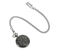 Veemoon Reloj Colgante Vintage Reloj Mecánico Dragón y Fénix De Bolsillo Mecánico para Uso Diario como Accesorio De Moda