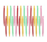 Veemoon Rizadores de Pelo en Espiral Extra Grandes 18 Varillas de Plástico para Permanente sin Calor, Kit Profesional para Peluquería y Salón, Herramientas Reutilizables para