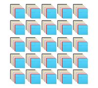 Veemoon Sobres Pequeños de Papel Kraft Color Dulce 10x10 Cm 100 Unidades para Tarjetas de Invitación y Felicitación Sobres sin Estampado para Fiestas Resistentes