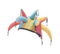 Veemoon Sombrero De Bufón Con Lentejuelas y Campanas Para Adultos y - Accesorio Ideal Para Fiesta De Halloween y Cosplay