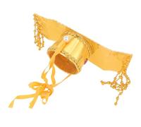 Veemoon Sombrero de Cosplay Rey Asiático Antiguo Accesorio para Disfraz Chino Tradicional Talla Única Color Dorado Tocado Histórico para Fiestas y Representaciones Teatrales
