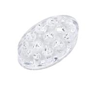 Veemoon Soporte Acrílico Transparente para Pigmentos y Soporte Resistente para Tazas de Tinta para Profesional y Doméstico Diseño Ovalado Decorativo