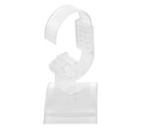 Veemoon Soporte Ajustable para Exhibición de Relojes y Joyas Base Acrílica Transparente 2 Piezas Organizador de Almacenamiento para Hogar Oficina y Vitrina