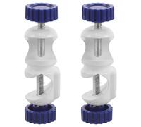 Veemoon Soporte de Abrazadera de Laboratorio Diseño de Doble Tornillo, Material Plástico y Metal, Alta Durabilidad y Compatibilidad para Procedimientos y Entornos de Investigación