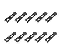 Veemoon Soporte de Mesa Giratorio Pequeño Negro para Portafotos, Soporte Plástico para Marcos de Fotos, Bastidor Trasero Resistente para Cuadros, Adecuado para Oficina y Hogar