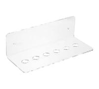 Veemoon Soporte de Pared Organizador Montado en Pared 6 Ranuras de Acrílico para Tijeras de Peluquería para Barberías Que Ahoran Espacio