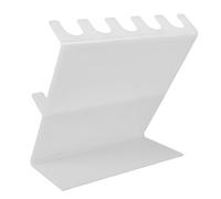 Veemoon Soporte de Plástico para Micropipetas de Laboratorio Gradilla 5 Orificios Organizador Compacto para Tubos de Ensayo Almacenamiento Seguro y Ahorro de Espacio para Uso