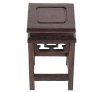 Veemoon Soporte para Macetas de Madera de Pollo Alada Pequeño Estante Antiguo para Plantas y Jarrones Base Decorativa Tallada Diseño Calado Adecuado para Exhibición y Decoración del