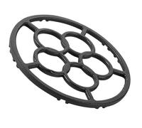 Veemoon Soporte para Quemador de Gas con Anillo Wok y Rejilla para ollas en Hierro Negro, Proporciona Calentamiento Uniforme, Almacenamiento Sencillo, Recomendado para Cocina en casa y