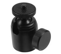 Veemoon Soporte Ptz De Bola Adaptador Giratorio para Cámara Soporte para Cabezal De Cámara para Streaming y Filmación De Eventos Compatible Smartphones Diseño Compacto y Ligero