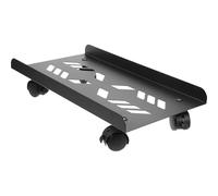 Veemoon Soporte Torre Computadora Móvil Negro Compacto con Ruedas Giratorias Estable para Oficina Hogar Gaming Ahorra Espacio Bajo Escritorio Fácil Instalación