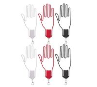 Veemoon Soportes para Guantes de Golf 6 Piezas (, y) Tendedero de Guantes Perchas de Plástico Accesorios para Guardar y Ventilar en Campo y Viaje