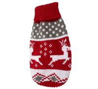 Veemoon Suéter Navideño para Mascotas Cálido y Grueso Tejido de Punto Diseño de Calabaza Talla Pequeña Ropa de Abrigo para Perros y Gatos Chaleco de Invierno para Cachorros Ropa para