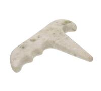 Veemoon Tabla de Masaje de Jade Natural para Cuerpo Gua Sha Portátil para Reflexología Herramienta de Masaje Multifuncional para Cara Cuello y Pies la Circulación y