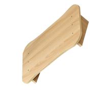 Veemoon Taburete Reposapiés de Madera Natural Inclinable Tamaño Medio, Soporte Ergonómico para Pies Debajo del Escritorio, Reposapiés para Oficina y Hogar, Herramienta de Apoyo Cómoda