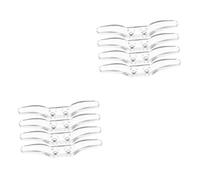 Veemoon Tacos De Cable para - 4 Enrolladores De Plástico Transparente para Cortinas y De Ventana - Accesorios Prácticos para Sombrillas y Cuerdas De Enrollar