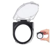 Veemoon Tapa Protectora para Botón Pulsador Redonda Transparente Adhesivo, Cubierta de Interruptor de Seguridad Resistente al Desgaste para Pc, Lavadora y Lavavajillas, Protector Anti